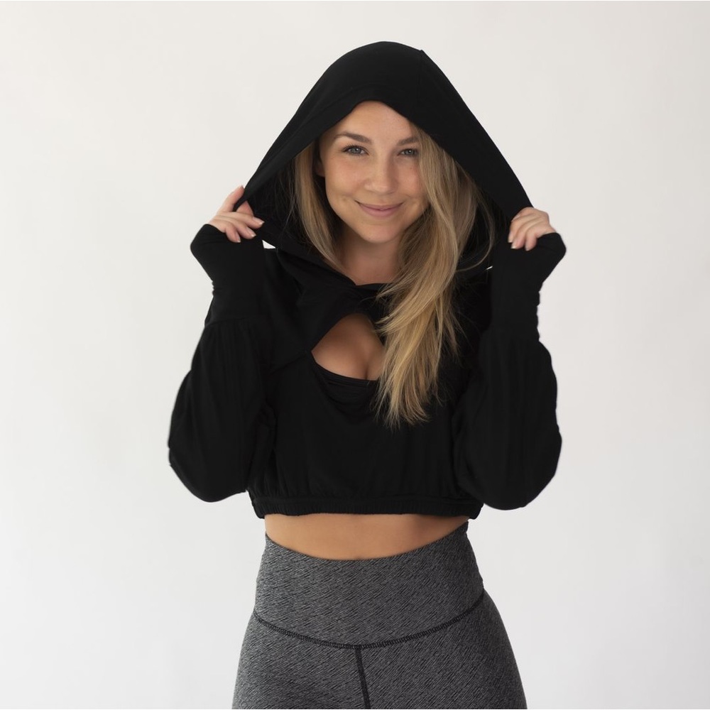 SOLD! ALLIE CROPPED PULLOVER